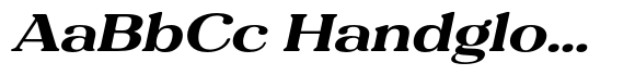 Refagio Bold Expanded Italic image