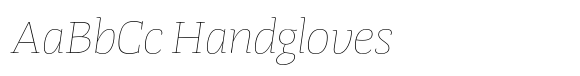 Tanger Serif Wide UltraLight Italic image