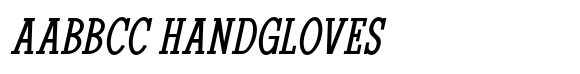 Show Review JNL Oblique font sample