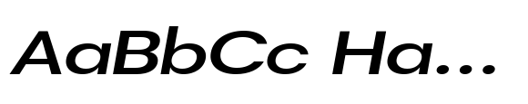 DTF Vectra Neue Medium Expanded Italic image