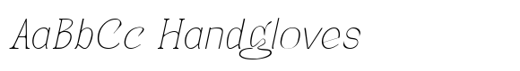 Avander Thin Italic font sample