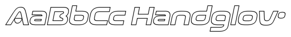 Gummer Italic Outline image