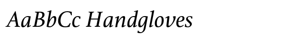 Athelas Greek Italic image