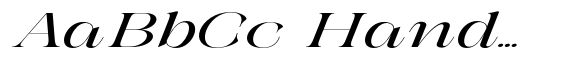 Galdertin Charetam Italic Bold Extra Expanded Italic image