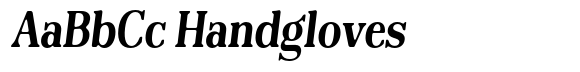 Reigans Soft Bold Semi Condensed Italic image