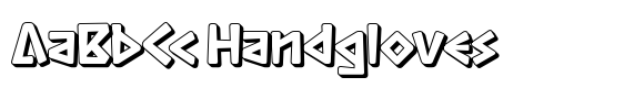 Khasmox Shadow font sample