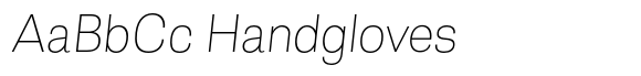 Berna Thin Italic image