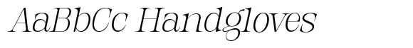 Orvessia Thin Semi Expanded Italic image