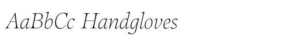 Sherborne Thin Italic Display image