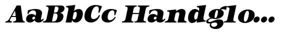 Orvessia Extra Bold Semi Expanded Italic image