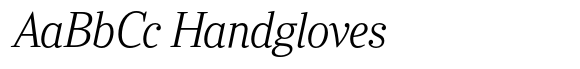 Ysobel Pro Display Light Italic image