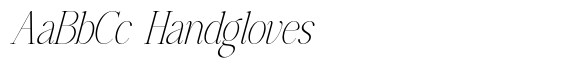 Ephoris Thin Italic font sample