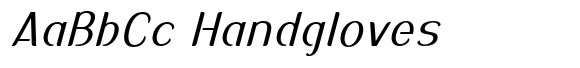 Sadigu Light Slanted font sample