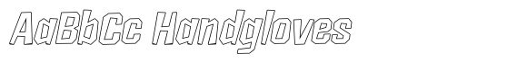 FX Wadag Semi Bold Italic Outline image