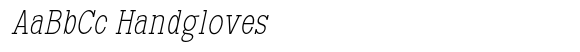 Aristone Slab Thin Condensed Italic image