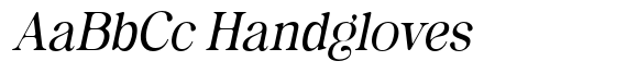Artisandra Italic font sample
