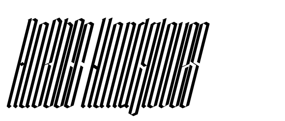 Manufake Extra Tall Italic image