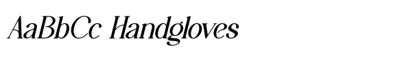 Papolina Italic font sample