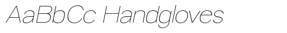 Gaglio Thin Italic image