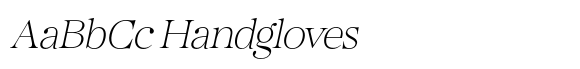 Bailsun Thin Italic font sample