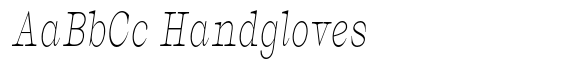 Kalibrasi Thin Condensed Italic image