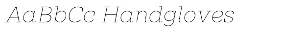 Clab Hairline Italic font sample