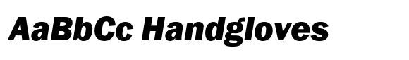 ITC Franklin Gothic Heavy Italic image