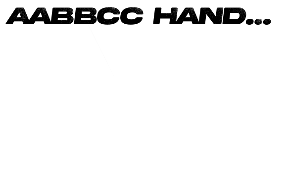 Endura Worn Rounded Italic font sample