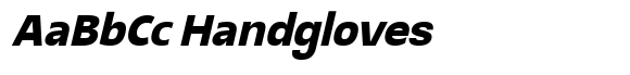 Glorytalk Sans Extra Bold Italic image