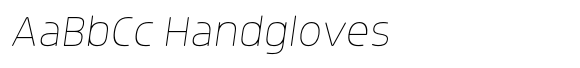 Morl Rounded Thin Italic image