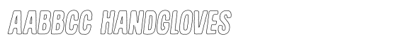 Fialka Grit Outline Italic image