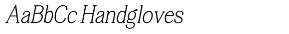 Gofaline Contrast Th Sm Condensed Italic image