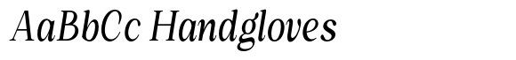 Romantic Editorial Medium Condensed Italic image