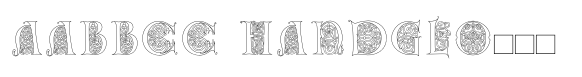 Bohemian Initials Line image