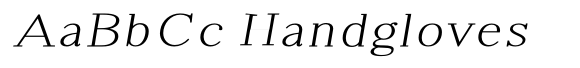 Brastine Contrast Thin Expanded Italic image