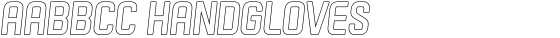 Hurdle Rounded Outline Italic image