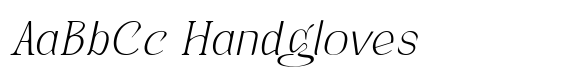 Avander Extra Light Italic font sample