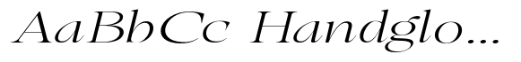 Gustian Thin Expanded Italic image