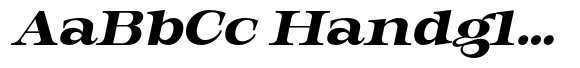 Orvessia Semi Bold Extra Expanded Italic image
