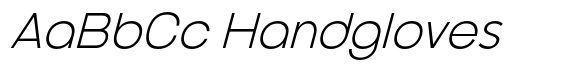 Stoner PS Light Italic font sample