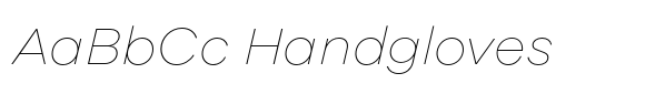 Galano Grotesque Thin Italic image