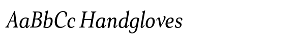 Senlot Serif Condensed Regular Italic image