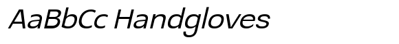 Glorytalk Sans Soft Italic image