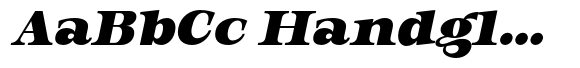 Orvessia Extra Bold Expanded Italic image
