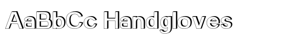 Manokgle 3D Extrude font sample