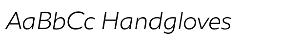 Agile Sans Light Italic image