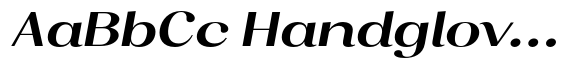 Juligraf Sans Bold Exp Italic image
