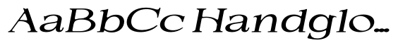 Demetras Soft Contrast ExtraExpanded Italic image