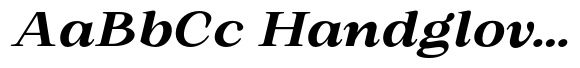 Romantic Editorial Extra Bold Semi Expanded Italic image
