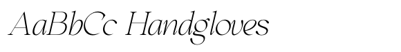 Perfect Dream Thin Italic font sample